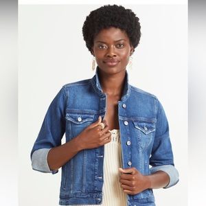 PAIGE Rowan denim jacket Blaine Distressed NWOT